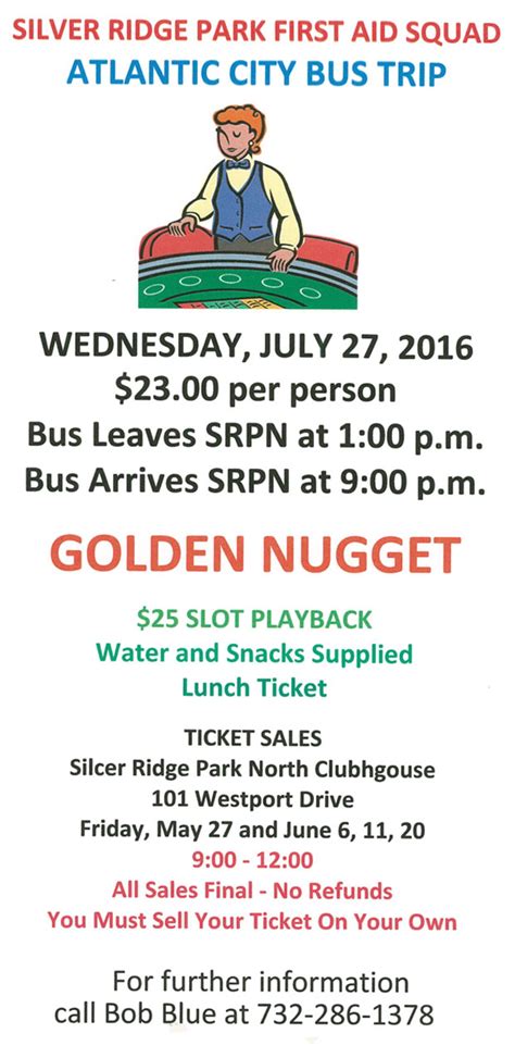golden nugget casino bus schedule